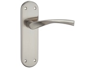 Fortessa Verto Lever on Backplate, Satin Nickel - FBPVER-SN (Sold in Pairs)